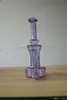 purple RBR Glass hookah oil rig bong, 14mm joint factory direct sales welcome to order