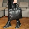 HBP nuova borsa da lavoro da uomo valigetta da viaggio d'affari borsa a tracolla in pelle borsa a tracolla casual per computer