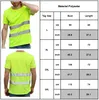 Unisexe réfléchissant t-shirts chemise de travail haute visibilité sécurité décontracté Baggy gilet respirant Businss vêtements