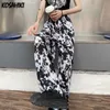 Kosahiki Casual Harajuku Streetwear Spodnie dresowe Joggers Kobiety Szerokie Spodnie Noga Spring Vintage Luźne Spodnie Sportowe Kobiet Q0801