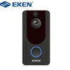 Eken V7 HD 1080P WiFi 스마트 초인종 비디오 카메라 비주얼 인터폰 야간 비전 IP 무선 도어 보안