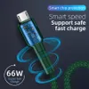 Micro USB Cable 6A 66W braided data Line Fast Charger Type C Mobile Phone Cord for Samsung Xiaomi LG Android New