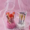 Acrylbürste Makeup Organizer Kosmetische Lippenstift Bleistiftbehälter Transparente Aufbewahrungsboxhalter