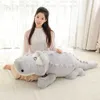 Hable Doux Grande Taille Couché Section En Peluche Oreiller Tapis Doux Animal En Peluche Jouet Dessin Animé En Peluche Poupées Enfants Fille Cadeau 210724