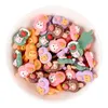 20 pz Kawaii Carino Misto Gelato Della Parte Posteriore Piana Cabochon In Resina Scrapbooking Gioielli FAI DA TE Decorazione Del Mestiere Accessorie214y