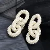 Orecchini pendenti con perle di cristallo colorate Orecchini pendenti rotondi fatti a mano con strass di alta qualità Accessori per gioielli per orecchini da donna