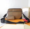 Bag Classic Men Messenger Eclipe Reverse Canvas Man 3 Piece Set Crossbody Leather Shoulder Bags with Coin Purse Wallet Clutch