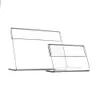 Advertising Display T1.2mm Clear Acrylic Plastic Sign Paper Label Card Price Tag Holder L Shaped Stand Horizontal On Table 50pcs Various Smaller Size