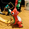 Fashion Cute Dinosaur Keychain Cartoon Animal Doll Key Chain Men Boyfriends Car Bag Pendant Key Ring Gifts for Kids G1019