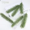 Kerst Decoraties Gunsten Feestartikelen Decor Nep Cypress Leaf Xmas Tree Decoratie Kunstmatige Planten Pine Naalden Branch