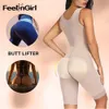 FeelinGirl Fajas Одежда высокой компрессии Overbust послеродовое восстановление для похудения Body Shaper Талия Пояс Подъемник для ягодиц Корректирующее белье Y2292K