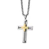 Croix chaîne en or collier pendentif pour hommes mâle en acier inoxydable bijoux Woman039s accessoires Whole260P5506891