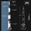 Nowy Apollo Saturn V kosmos Model Carrier Rocket Zabawka z Uruchamianie Building Building Blocks Dla Dzieci Dorośli Zabawki Prezent AA220303