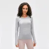 Elastische Gym Yoga Shirts 97 Lange Mouw Dames Slim Mesh Running Sportjack Sneldrogend Zwart Fitness Sweatshirts Tops4462967