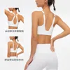 Sports Bra Women039s Camis Tank Tops Yoga Outfits Naked Feeling Shockproof Gathered Cross Beautiful Back Noundwear Fitness Suit2813006