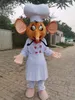 Abito operato dal costume della mascotte dell'insegnante dello chef dell'immagine reale per la personalizzazione del supporto della festa di carnevale di Halloween