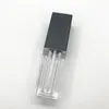 5 ml Kare Dudak Parlatıcısı Tüp Şişeleri Ile Boş Lipgloss Tüpler Değnek Mini Ruj Örnekleri Makyaj Kozmetik Aplikatör Şişe Dispenser Konteyner DIY İş için