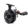 4 + 1BB 2.6:1 65MM Fly Fishing Reel Wheel with High Foot Reels Left Hand Super Coil