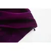 Toppies Vintage Viola Rosso Velluto Camicette Top Donna Lantern Sleeve Knot Camicie Eleganti Ladies Top Abiti di moda 210412