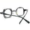 Männer optische Gläser Marke Designer Brillengestelle Frauen Mode quadratisch rund kleine Brillengestell Personalisierung Vintage Myopie Brille handgefertigte Brillen
