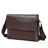 Quality Mens PU Leather Business Briefcase Handbag Laptop Shoulder Messenger Satchel Bag Q0112