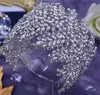 Luxury Wedding Bridal Rhinestone Headband Crystal Hairband Crown Tiara Pageant Queen Headdress Princess Hair Accessories Jewelry Queen Prom Head Ornament Band