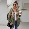 Höst Faux Fur Coat Kvinnor Leopard Teddy Coat Ladies Plush Hooded Winter Coat Women Fluffy Fur Teddy Jacka Kvinna 211007