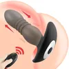 Vibratoranal plugue homens macho massageador de próstata controle remoto sem fio empurrando bunda vibradores vibradores brinquedo sexual para mulher 210623