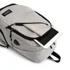 حقيبة الظهر USB Charge 15 6 محمول Big School Bagpack Nylon مقاومة للماء حقيبة السفر حقيبة كمبيوتر ل Men192O