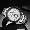 Curren Men Horloge Topmerk Luxe Chronograph Quartz Horloges Rvs Business Horloges Mannen Klok Relogio Masculino Q0524