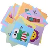 Presentförpackning Färgmålning Barnens pappersskuren böcker Partihandel Handfoldande Stora Full Paper Kindergarten DIY240