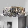 Lampade a sospensione Rame Post Modern Light Luxury Simple Living Room Lamp Dining Bedroom Villa Chandelier 2021 Designer
