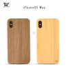 Hot-Selling Luxury 2021 Shocksäker Custom Design Logo Telefon Fodral för iPhone X XS XR 11 12 Pro Max Natural Blank Trä TPU Back Cover