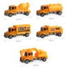 Legering brandbekämpning lastbil leksaker grävmaskin teknik bilmodell traktor diecast barn fordon leksaker gåva