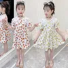 Kids Dresses For Girls Dot Pattern Girl Child Casual Style Summer Costume 6 8 10 12 14 210528