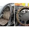 DrecoationCar Autositzbezüge 12-teilig, Leoparden-Set, Styling-Schutz, universell passend für die meisten Autos, decken den Auto-Innenraum ab