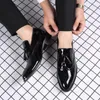 Klänning Skor Män 2021 Höst Mode Business Wedding Footwear Man Comfy Läder Design Formell Europe Style
