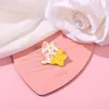 Lucky Cats Enamel Brooches Cartoon Cute Animals Star Pins Bades for Denim Clothes Bag Kawaii Jewelry Christmas New Year Gift Kids Friends