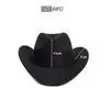 Sombrero de fieltro de vaquero occidental Sombreros vintage Mujeres Hombres Sombreros Fedora Mujer Hombre Jazz Sombrero de copa Mujer Hombre Rollo Gorra Moda Otoño Invierno Gorras al por mayor 2022