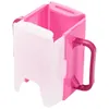 Cups Saucers Baby Kind Universele Juice Pouch Milk Doos Houder Cup Toddler Self-Helper Roze
