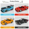 City MOC Technical Supercar célèbre véhicule de course Blocons de construction Simulation Sports Car Modèle Bricks Kids Toys for Children