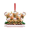 Christmas Tree Ornament,Family of 2, 3, 4, 5, 6 & 7 2021 - Cute Deer Holiday Winter Gift Year Durable 2021 Family Ornament (A-Family of 2)
