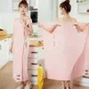 Wearable Coral Fleece Badhanddoek Set M L XL XXL XXXL Zeer absorberende volwassenen Kids Home Bathroom Hotel Face Bath Handdoek