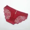 5 pièces/lot sous-vêtements sans couture de haute qualité femmes couleur unie Sexy dentelle coton slips culottes 981 210730