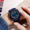 Skmei Sports Fitness Watches Mens Waterproof Digital Wristwatches Men 2time Chrono Electronic Clock Creative Reloj Hombre 1571 Q0524