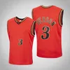 Basketball masculin Mitchell et Ness Iverson 3 Erving 6 Logo de broderie cousue Retro 1997-1998 Jerseys