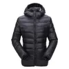 QNPQYX Nouveau Femmes Ultra Léger Doudoune À Capuche Manteau D'hiver Coupe Slim Solide Fermeture Éclair Pardessus Automne Hiver Femmes Parka Veste Outwear