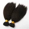 Peruvian Kinky Straight Bundles 8-28 Inch 100% Human Hair Extensions