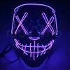 Maschera di Halloween Led Light Up Maschere divertenti L'anno elettorale Purge Great Festival Cosplay Costume Forniture Maschera RRA43315757933