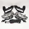 1Set Fog Lights For Nissan xtrail T32 2017 2018 2019 2020 LED Fog Lamp Rogue X-Trail Foglights Bracket Harness Cover Grill Bezel